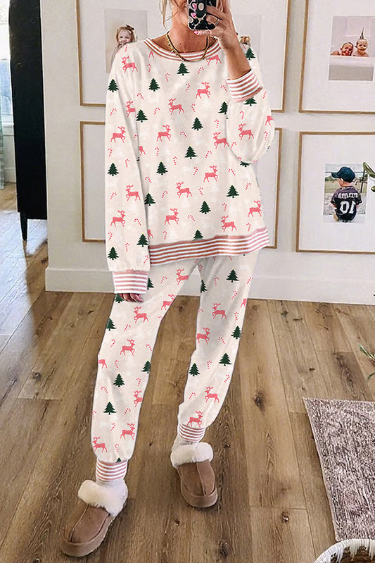 🎄Christmas Trees and Bows Pajama Set ⭐