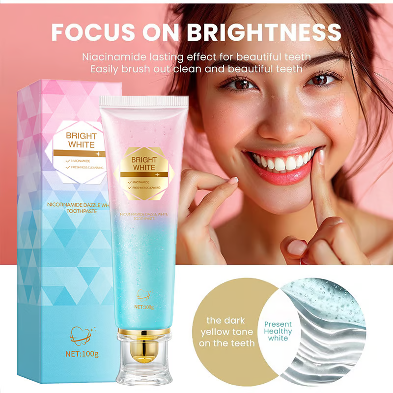 ✨ 🦷 Niacinamide Whitening Toothpaste - For Healthier, Whiter Teeth!