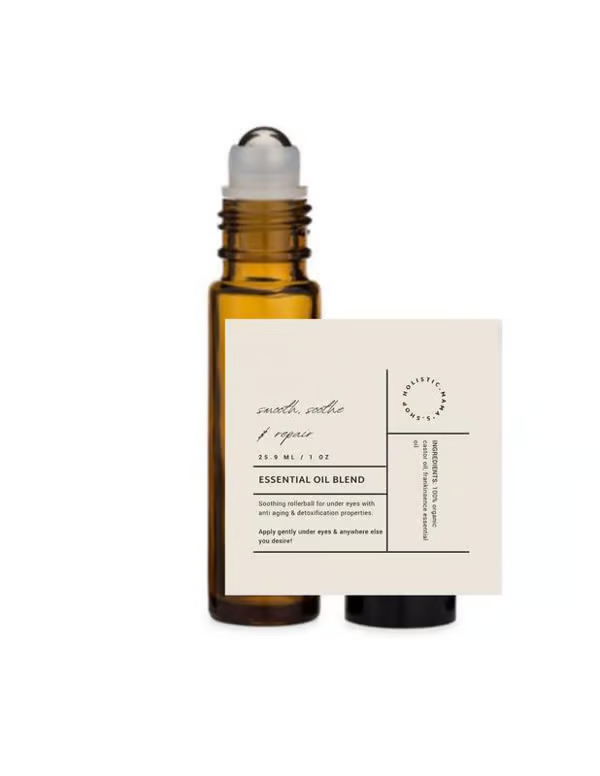 Timeless Beauty in a Bottle 💧: Restore Your Skin with Castor Oil & Frankincense – The Ultimate Anti-Aging Rollerball 🌿!