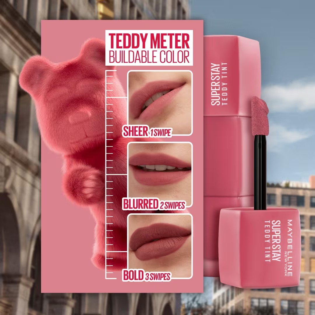 Maybelline Super Stay Teddy Tint Long Lasting Matte Lip Tint