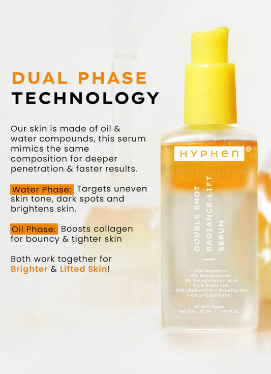 ⏰ Last 3 Hours! 🔥 70% OFF Double shot face serum - 50ml