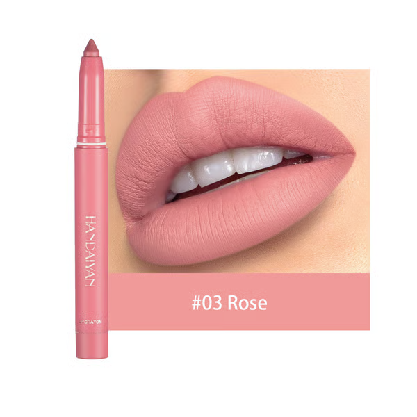 💄Say Goodbye to Smudges! 💄 Rotating Matte Lipstick Pencils – Long-Lasting, Sharpenable & On Sale Now!