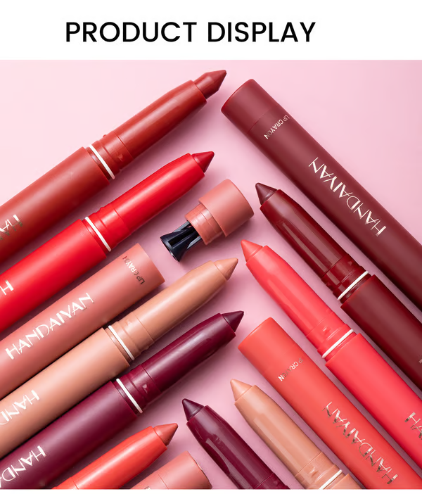 💄Say Goodbye to Smudges! 💄 Rotating Matte Lipstick Pencils – Long-Lasting, Sharpenable & On Sale Now!