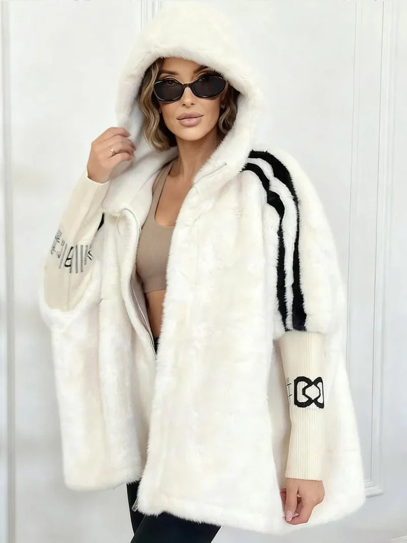 Oversized Faux Fur Winter Coat