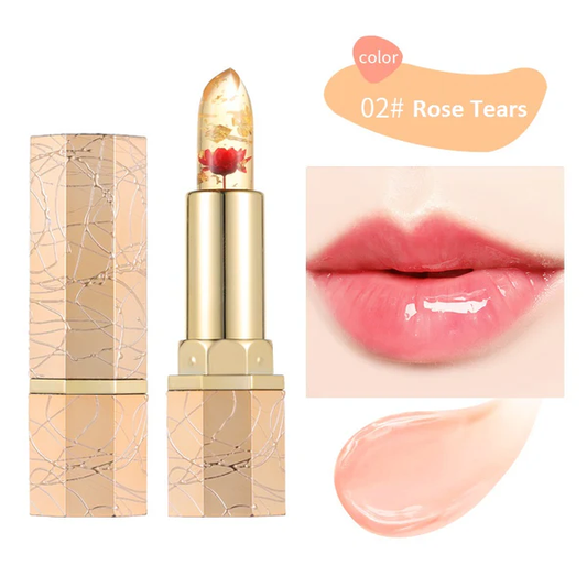 Crystal Flower Temperature Color Change Jelly Lipstick