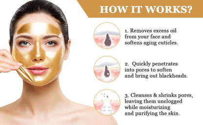 50yr old turned 20yrs with our gold peel off mask