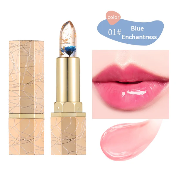 Crystal Flower Temperature Color Change Jelly Lipstick