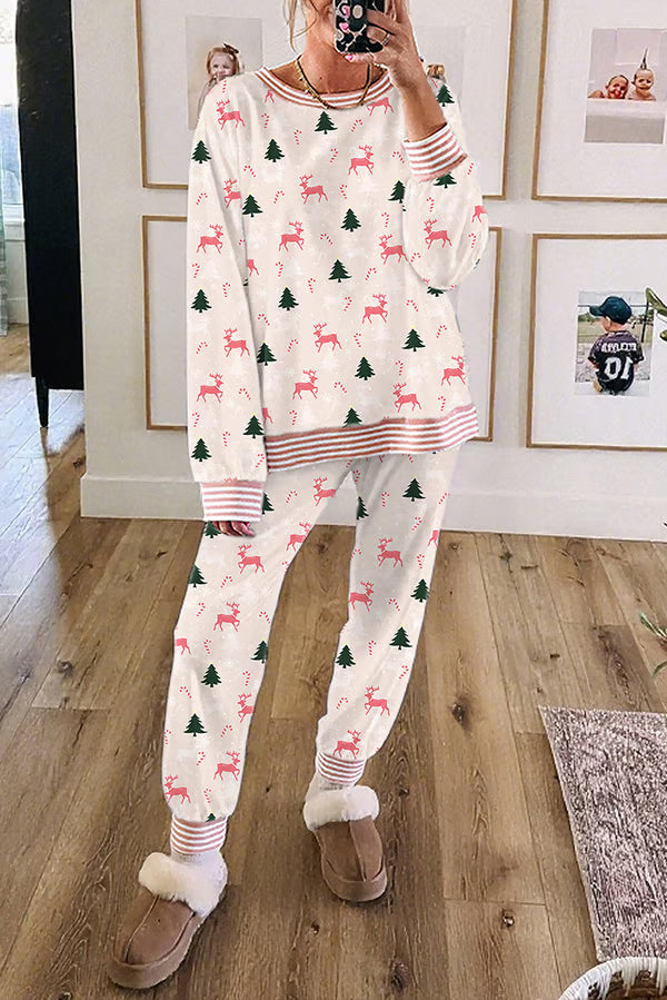 🎄Christmas Trees and Bows Pajama Set ⭐