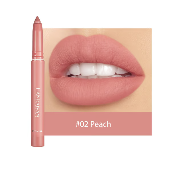 💄Say Goodbye to Smudges! 💄 Rotating Matte Lipstick Pencils – Long-Lasting, Sharpenable & On Sale Now!