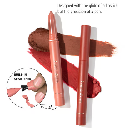 💄Say Goodbye to Smudges! 💄 Rotating Matte Lipstick Pencils – Long-Lasting, Sharpenable & On Sale Now!