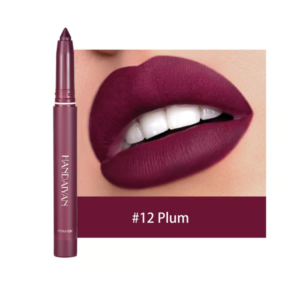 💄Say Goodbye to Smudges! 💄 Rotating Matte Lipstick Pencils – Long-Lasting, Sharpenable & On Sale Now!