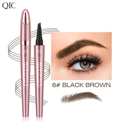 🔥BUY 1 GET 1 FREE --First special offer in 2026🔥Waterproof Micro-Fork Eyebrow Pencil, Long-Lasting Brow Pen for Natural Hair-Like Strokes