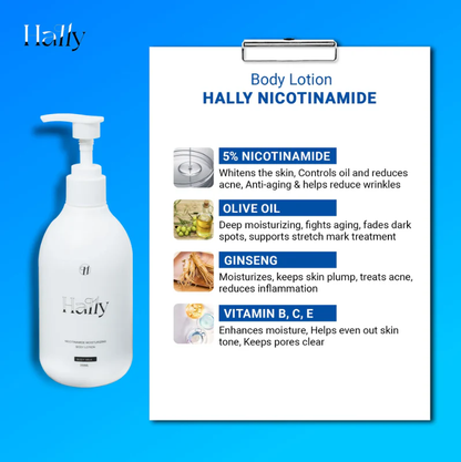 🔥Original Hally Niacinamide Whitening Body Lotion🔥