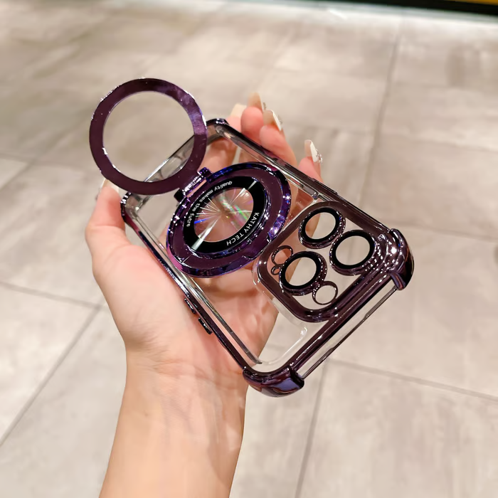 🔥Airbag Four Corners Anti-Drop Magnetic Bracket Case Cover for iPhone📱