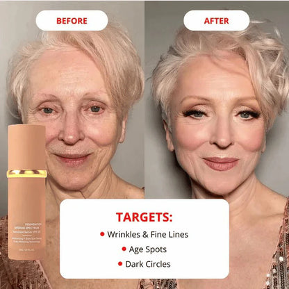 🔥LAST DAY SALE 50% OFF✨⚡ 50K+ SOLD! 🎁4-in-1 Perfecting Foundation – High Coverage, SPF & All-Day Hydration 🤍✨