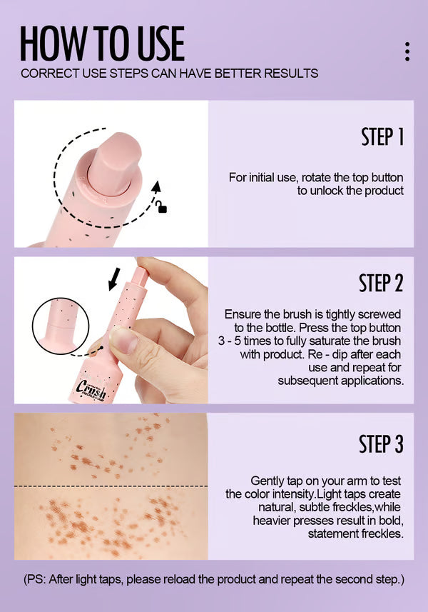 🔥faux freckle stamp - natural-looking🔥