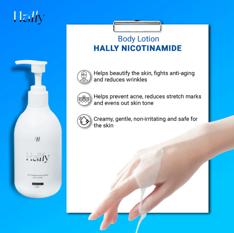 🔥Original Hally Niacinamide Whitening Body Lotion🔥