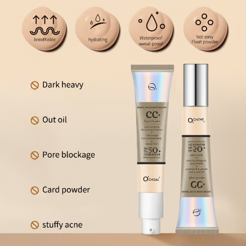Luxe Brush Foundation - SPF50+（Perfect for every age group）