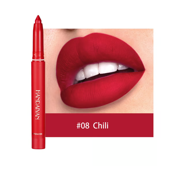 💄Say Goodbye to Smudges! 💄 Rotating Matte Lipstick Pencils – Long-Lasting, Sharpenable & On Sale Now!