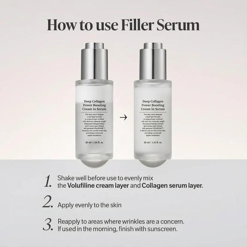 🔥 Limited-Time 50% OFF ✨ Glow Up Cream-in-Serum — Volufiline + Collagen (Glass-Skin Glow)