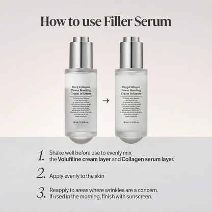 🔥 Limited-Time 50% OFF ✨ Glow Up Cream-in-Serum — Volufiline + Collagen (Glass-Skin Glow)