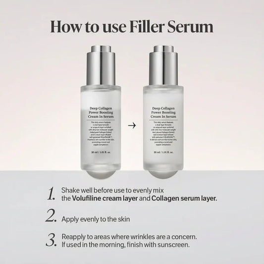 🔥 Limited-Time 50% OFF ✨ Glow Up Cream-in-Serum — Volufiline + Collagen (Glass-Skin Glow)